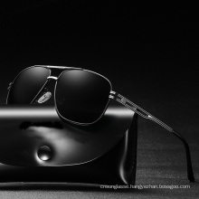High Quality Classical Polarized TAC Lens Sun Glasses Mens Metal Frame Sunglasses